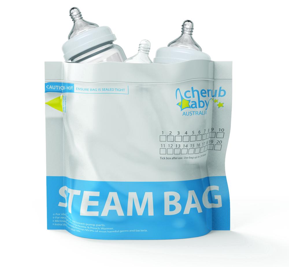 Cherub Baby Natristeam Microwave Steam Bags 6 Pack Cherub Baby Natristeam Microwave Steam Bags 6 Pack