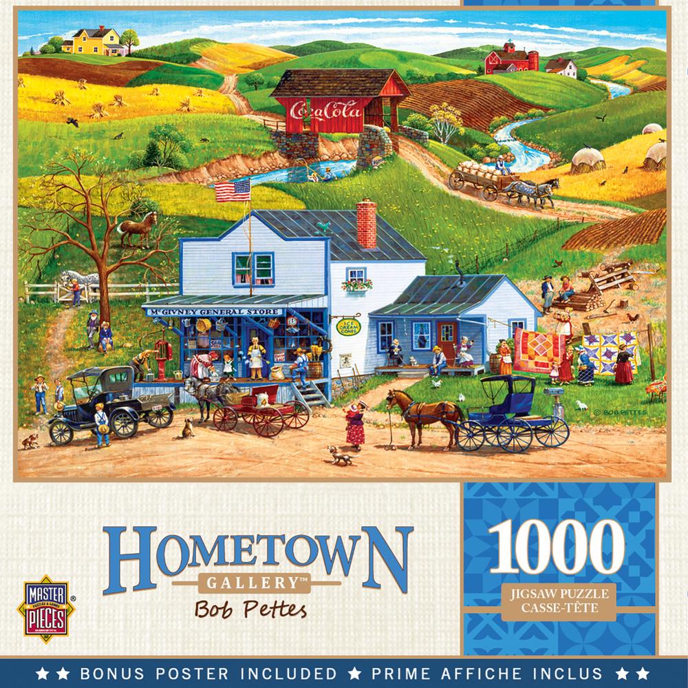 Masterpieces Jigsaw Puzzle 1000 Pieces - Hometown Gallery Mcgiveny's ...