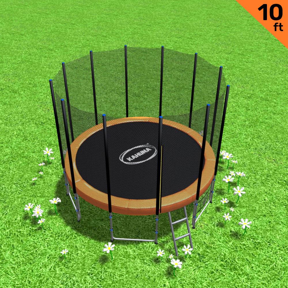 Kahuna Blizzard 10ft Trampoline with Net Orange Buy online at The Nile