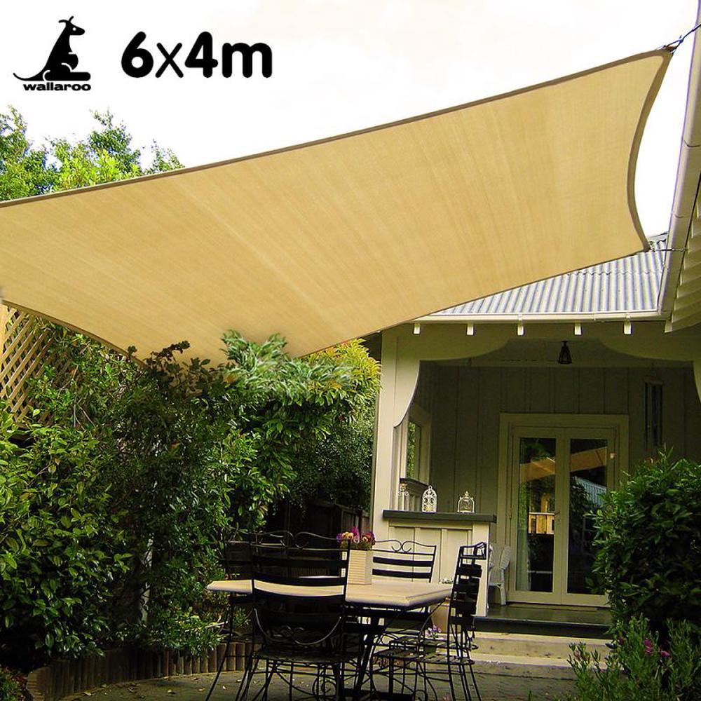 Wallaroo Shade Sail - 6 x 4m, 0706502837648