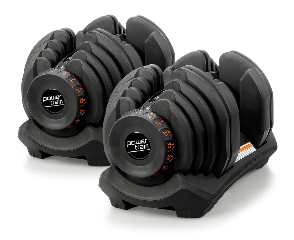 Powertrain Adjustable Dumbbells Home Gym Set by Powertrain - ISBN: 0706502838027
