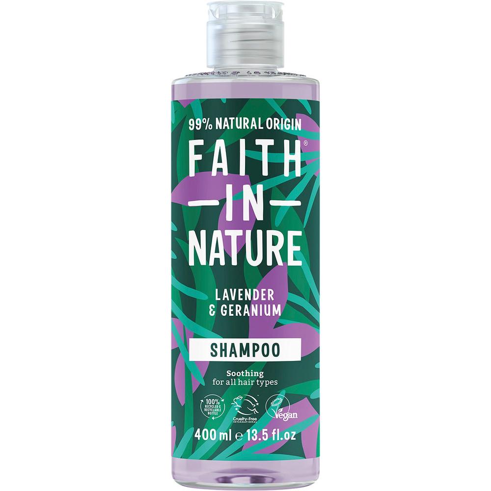 Shampoo Soothing Lavender & Geranium - 400mL, 0708002400414