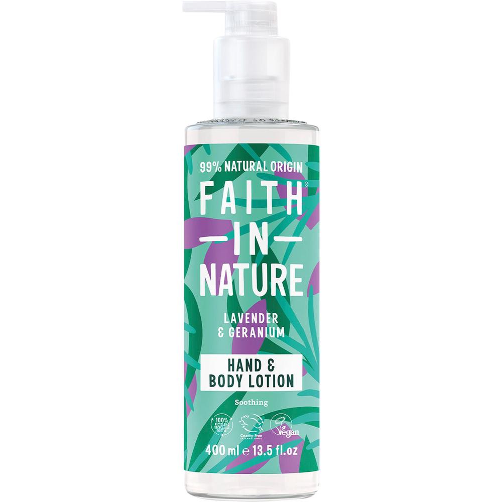 Hand & Body Lotion Soothing Lavender & Geranium - 400mL, 0708002400452