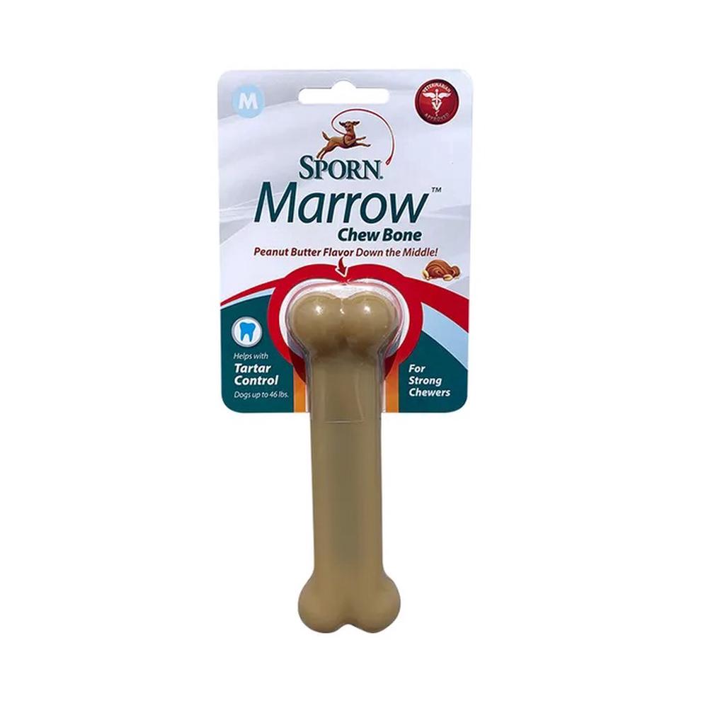 Sporn Marrow Bone (Peanut Butter) - Medium, 0708443720201