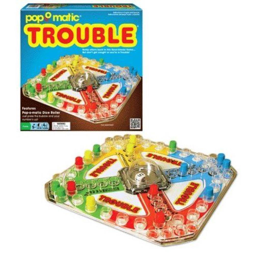 Classic Trouble Board Game, 0714043011762