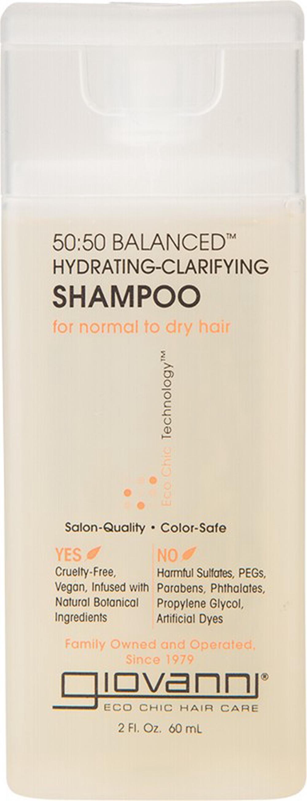 50/50 Balanced Hydrting-Clarifying Shampoo (For Normal to Dry Hair) - 60mL, 0716237180391
