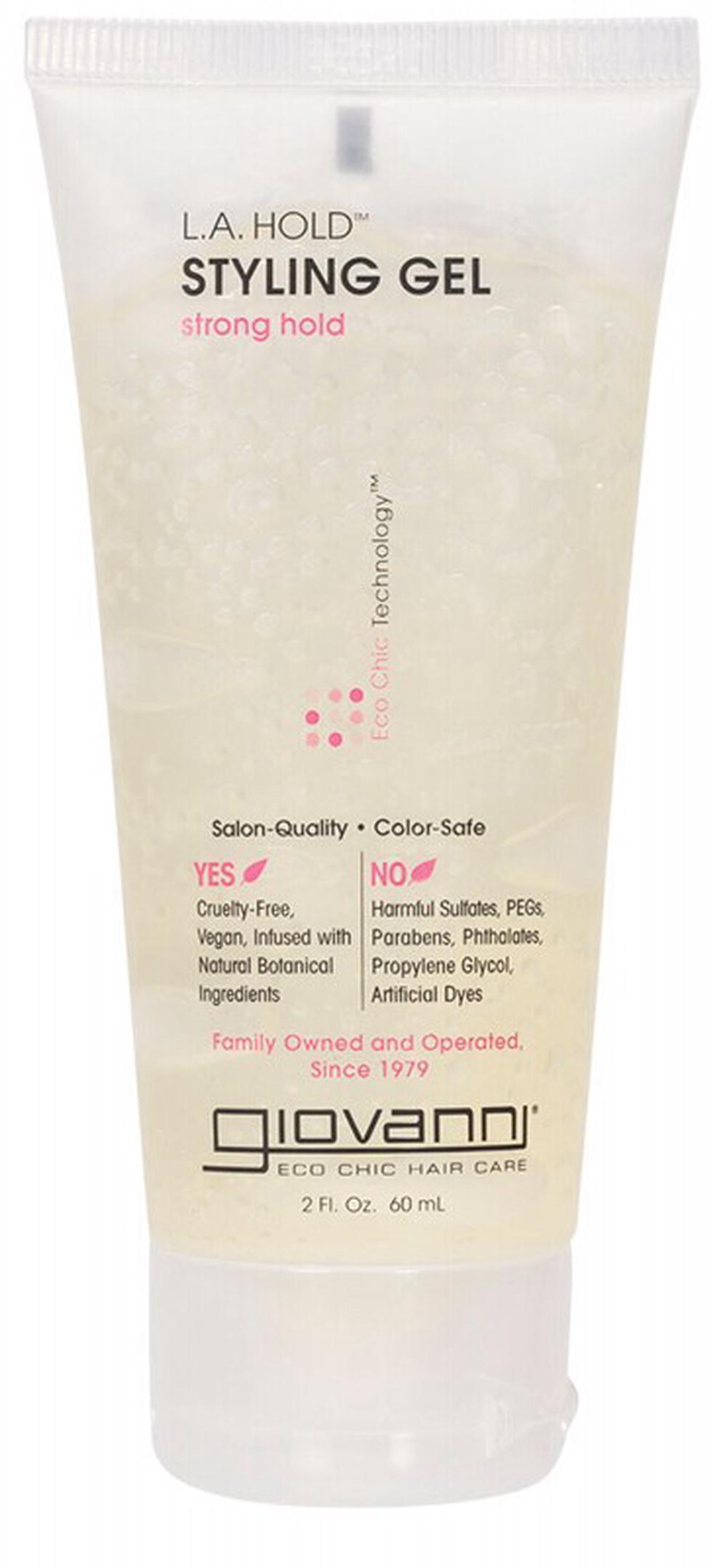 L.A. Hold Hair Styling Gel (Strong Hold) - 60mL, 0716237180469