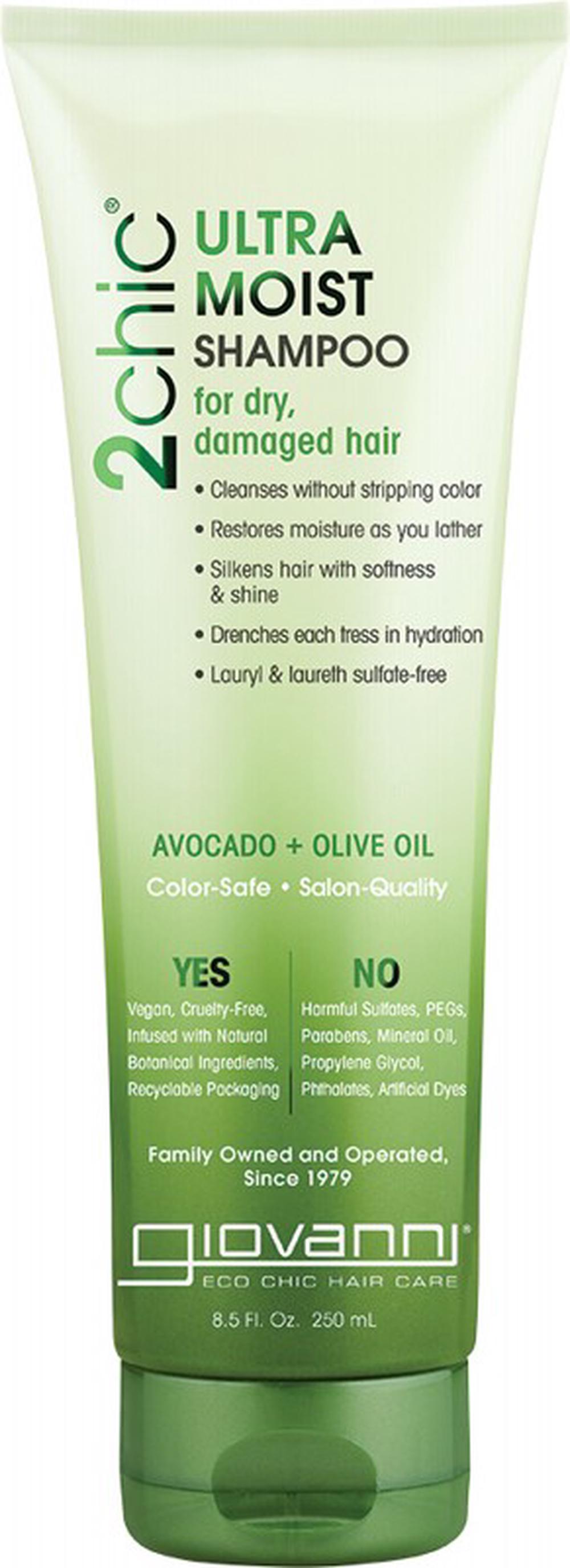 Shampoo 2Chic Ultra-Moist (Dry, Damaged Hair) - 250mL, 0716237184009