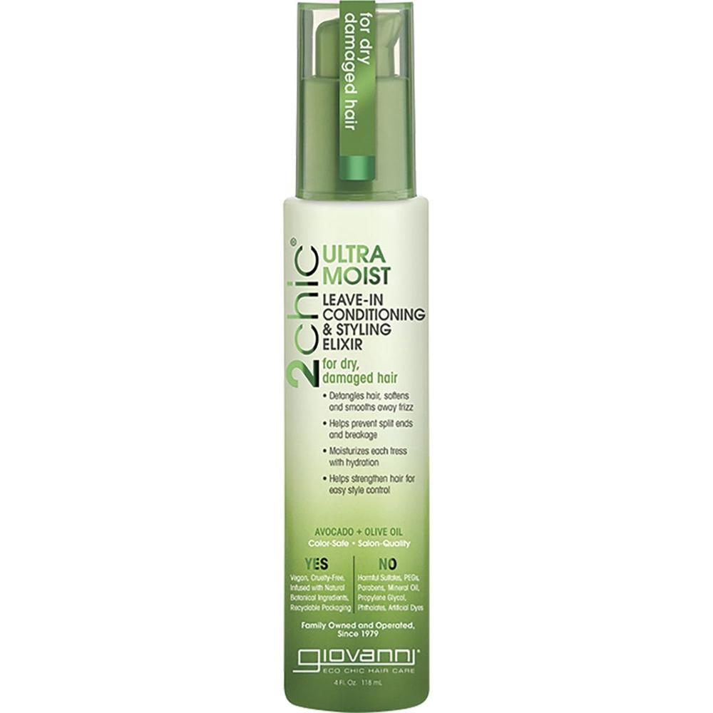 Giovanni Leave-In Conditioner 2Chic Ultra-Moist (Dry, Damaged Hair) - 118mL, 0716237184054