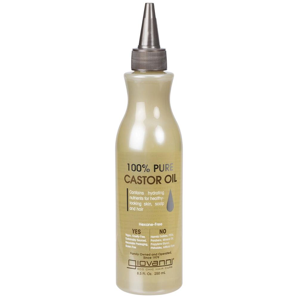 100% Pure Castor Oil - 250mL, 0716237187888