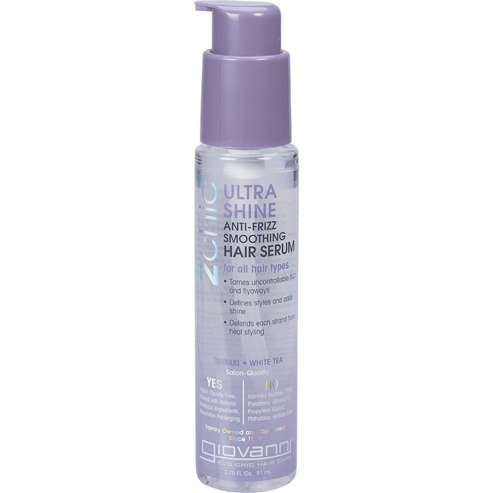 Ultra Shine Anti-Frizz Smoothing Hair Serum for All Hair - 81mL, 0716237188243