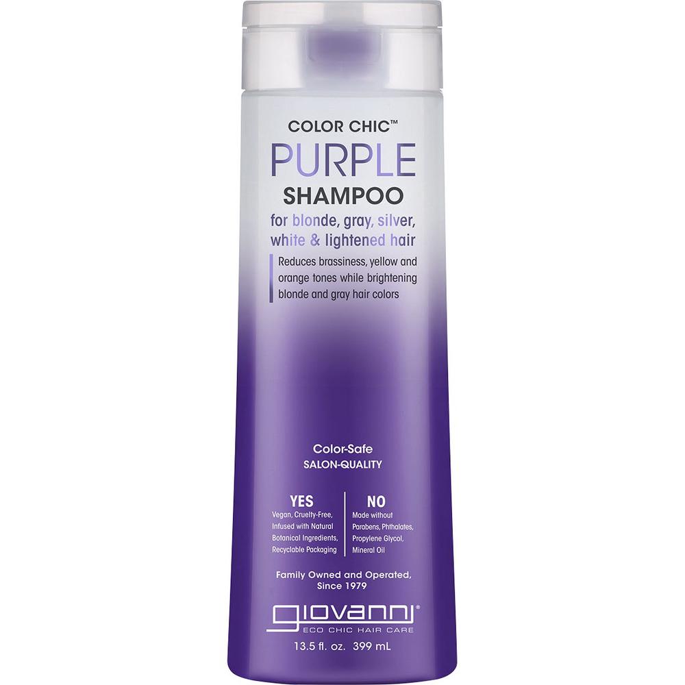 Giovanni Color Chic Purple Shampoo - 399mL, 0716237189806