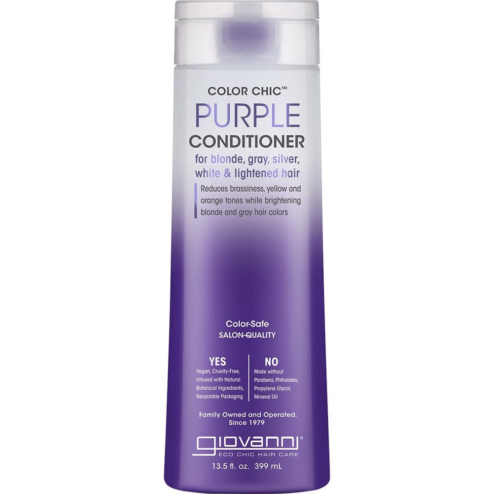 Giovanni Color Chic Purple Conditioner - 399mL, 0716237189813