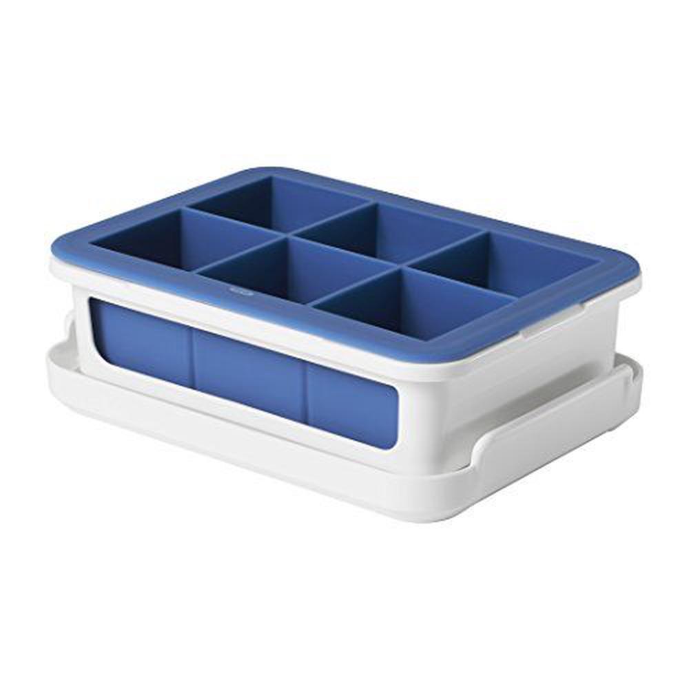 Good Grips Silicone Stackable Ice Cube Tray With Lid - Large Cube, 0719812045436