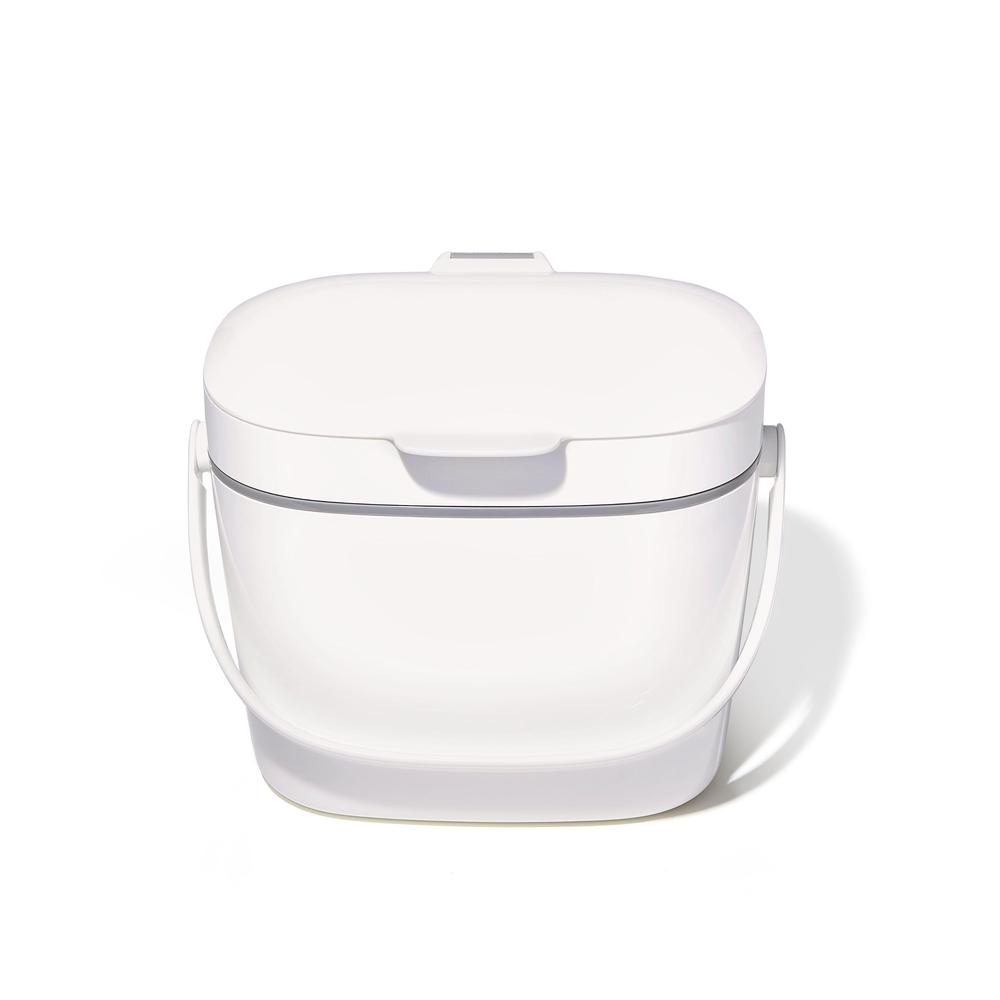 Good Grips Easy-Clean Compost Bin (White), 0719812688923