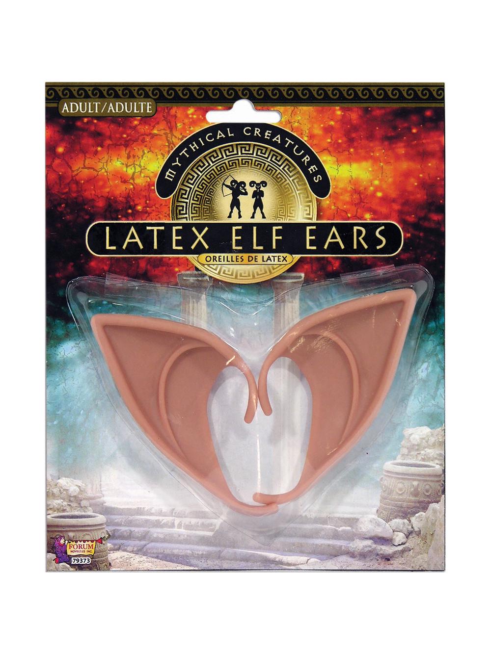 Rubies Latex Elf Ears (Flesh) - Adult Size, 0721773793738