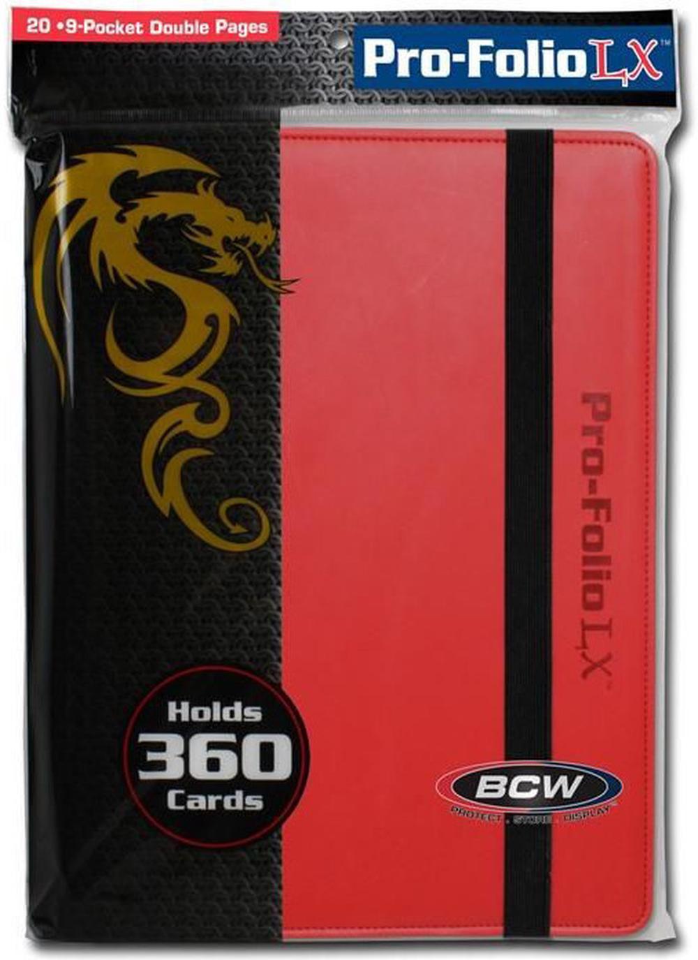 20 BCW PURPLE DOUBLE SIDED 18 POCKET SIDE LOADING TRADING CARD ALBUM PAGE