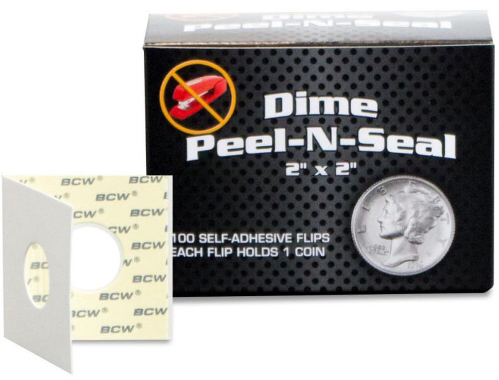 Peel n Seal Paper Adhesive Flips, Dime, 0722626008467