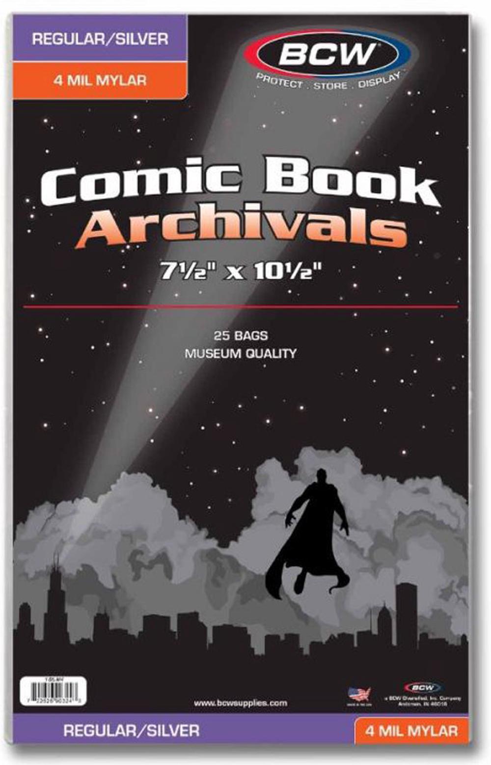 BCW MAGAZINE MYLAR 25 9 X 11 1//2 4 MIL