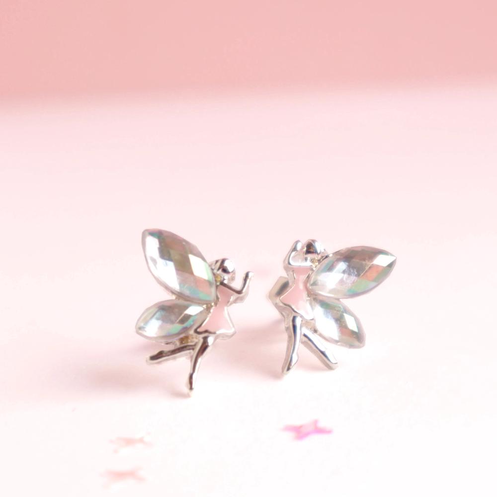 Fairy Magic Earrings in Fairy Magic Trinket Box, 0726684061327