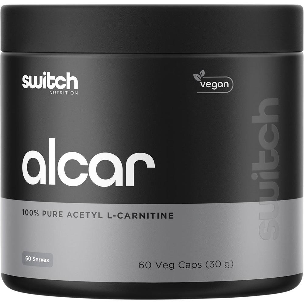 Alcar 100% Pure Acetyl L-Carnitine, 60 Caps, 0726684598397