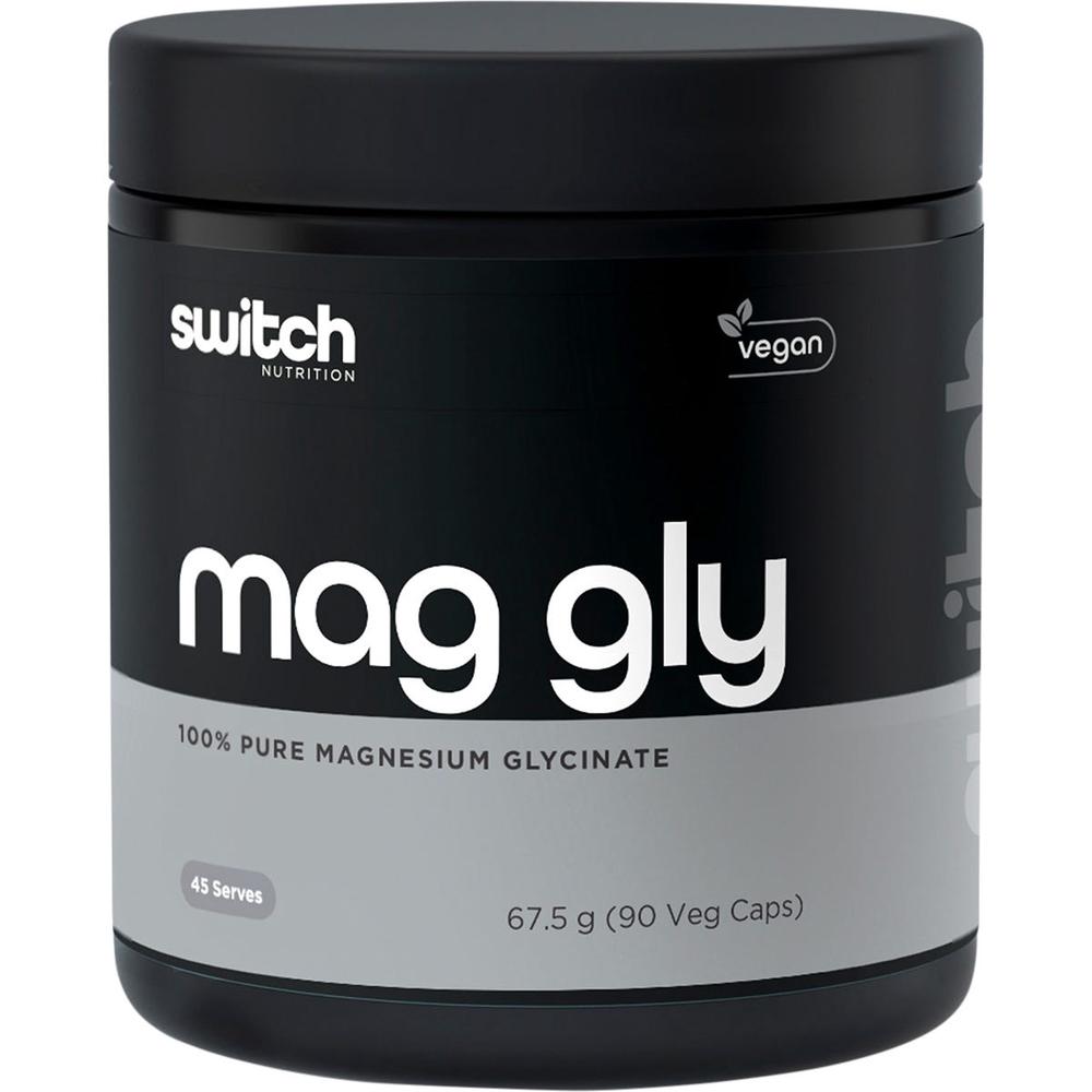 Mag Gly 100% Pure Magnesium Glycinate, 90 Caps, 0726684598601