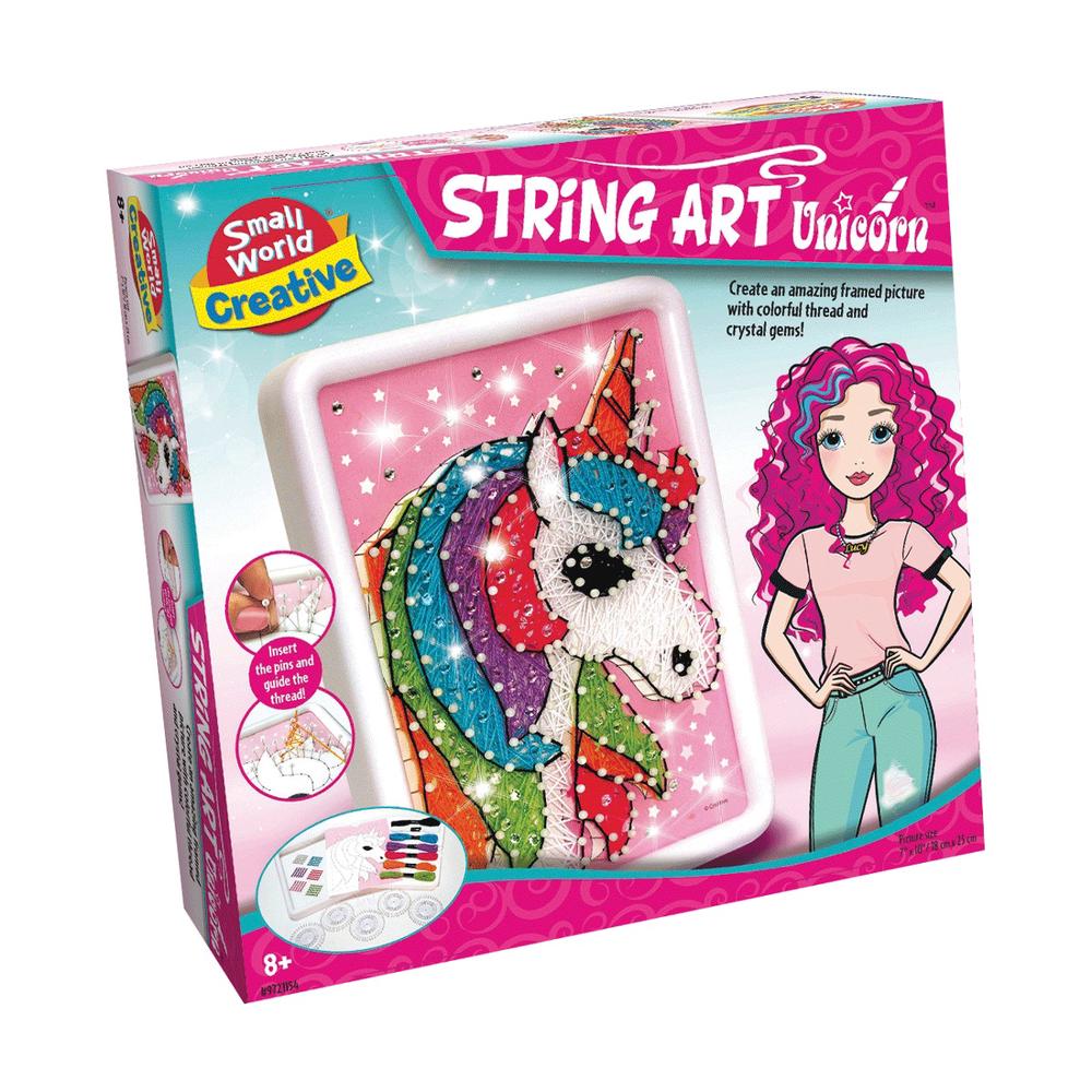 Small World Toys String Art Unicorn Art Kit Buy online at The Nile