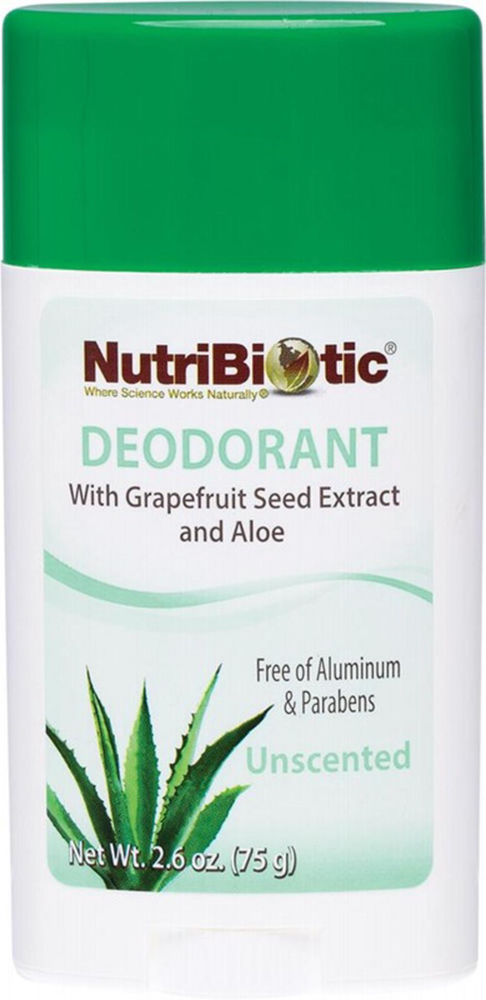Deodorant Stick (Unscented) - 75g, 0728177010652