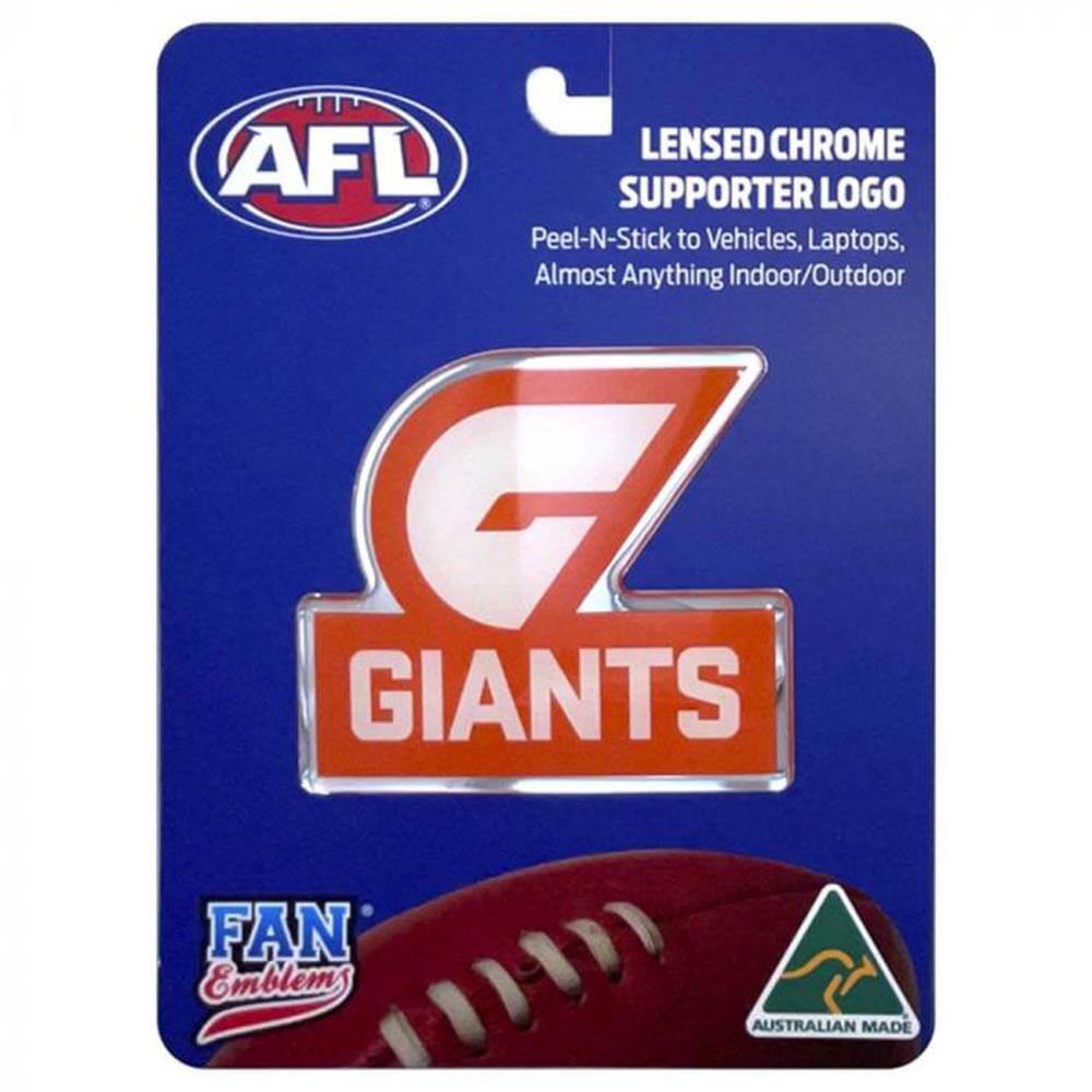 Fan Emblems AFL: GWS Giants Logo Decal, 0728238677237