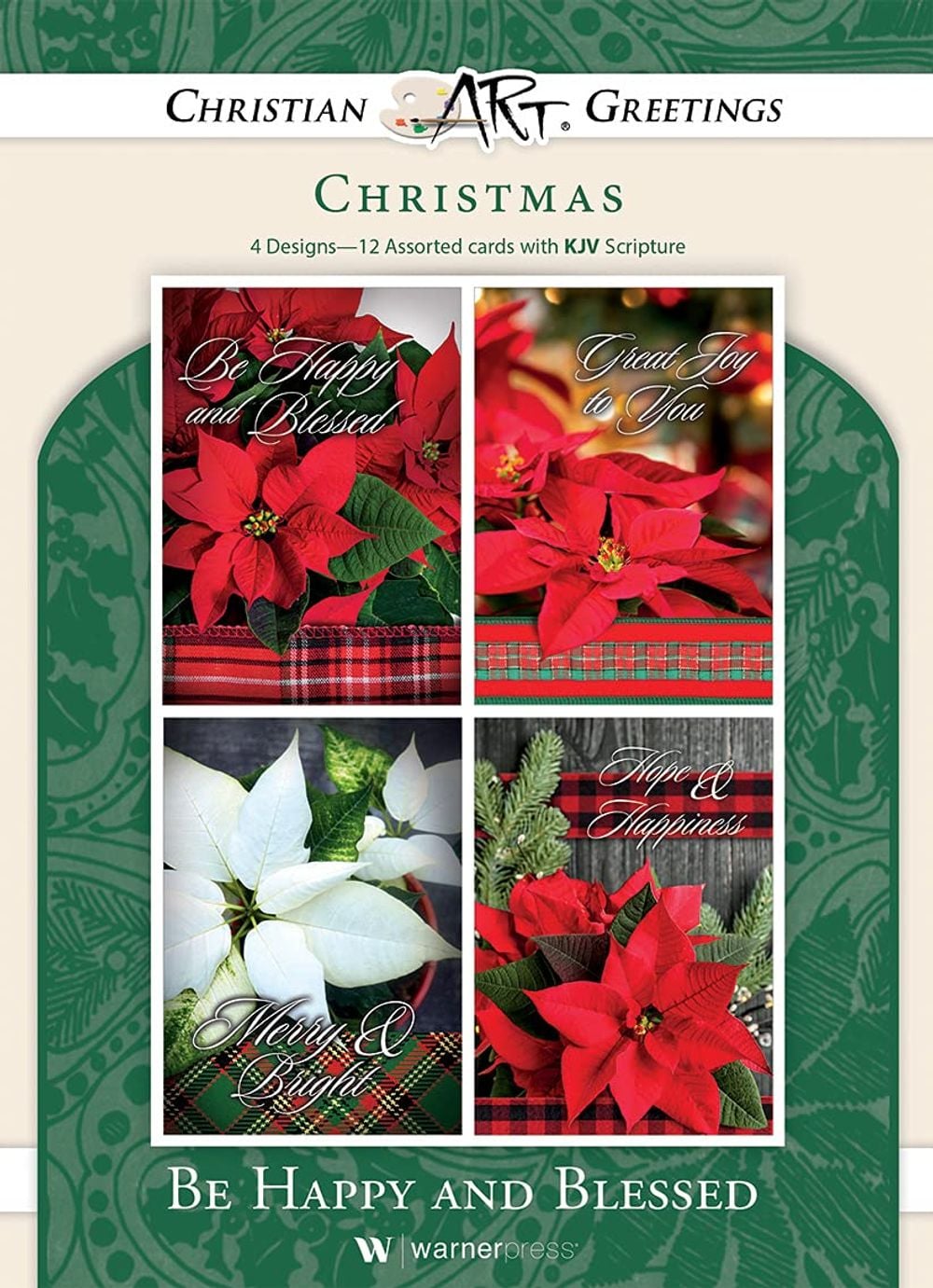 Christian Art Gifts Be Happy and Blessed Assorted Boxed Christmas Greeting Cards, 12s by Christian Art Gifts - ISBN: 0730817366715