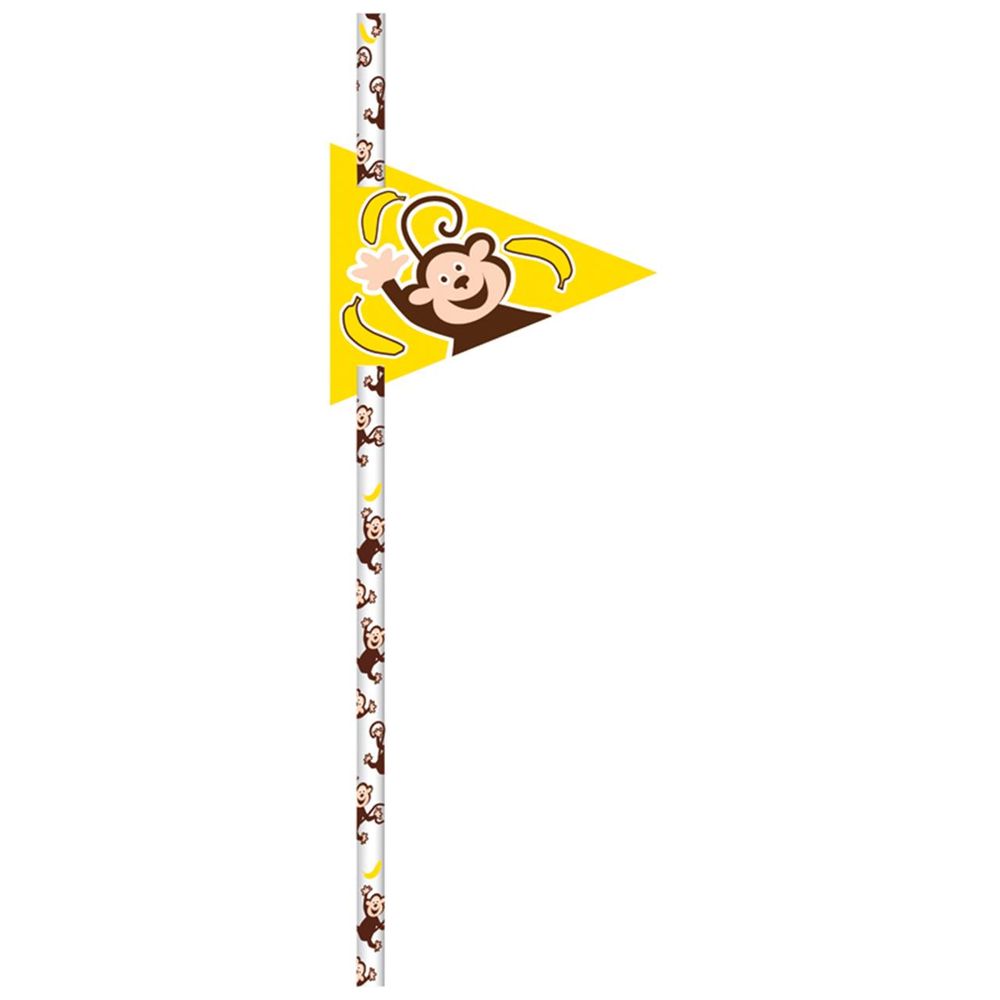 CCC Cupcake Straw, 24 Piece (Monkey Bus) - 19cm by CCC - ISBN: 0731589070114