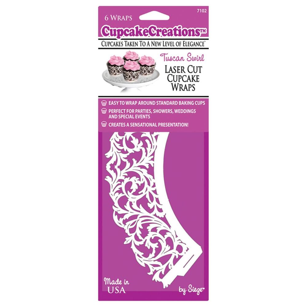 CCC Cupcake Wrap Tuscan Swirl, 6 Piece by CCC - ISBN: 0731589071029