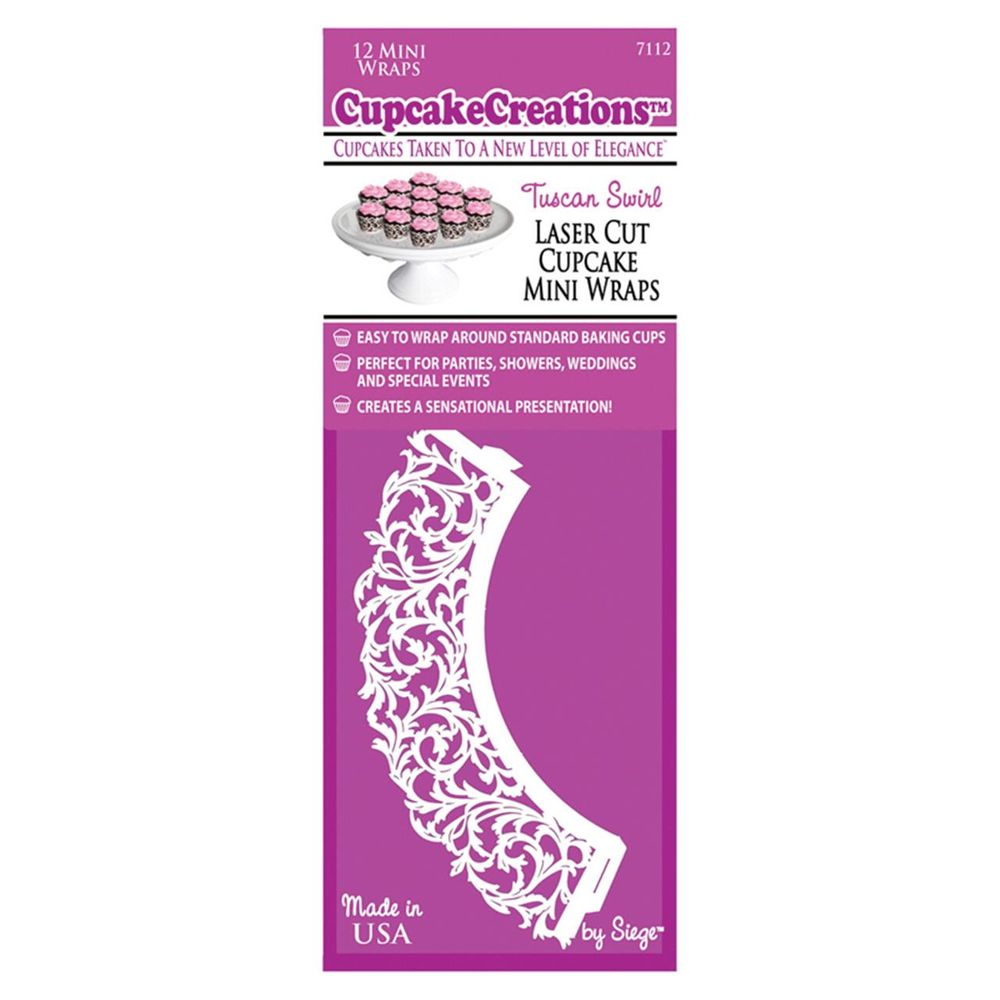 CCC Cupcake Wrap Tuscan Swirl Mini, 6 Piece by CCC - ISBN: 0731589071128