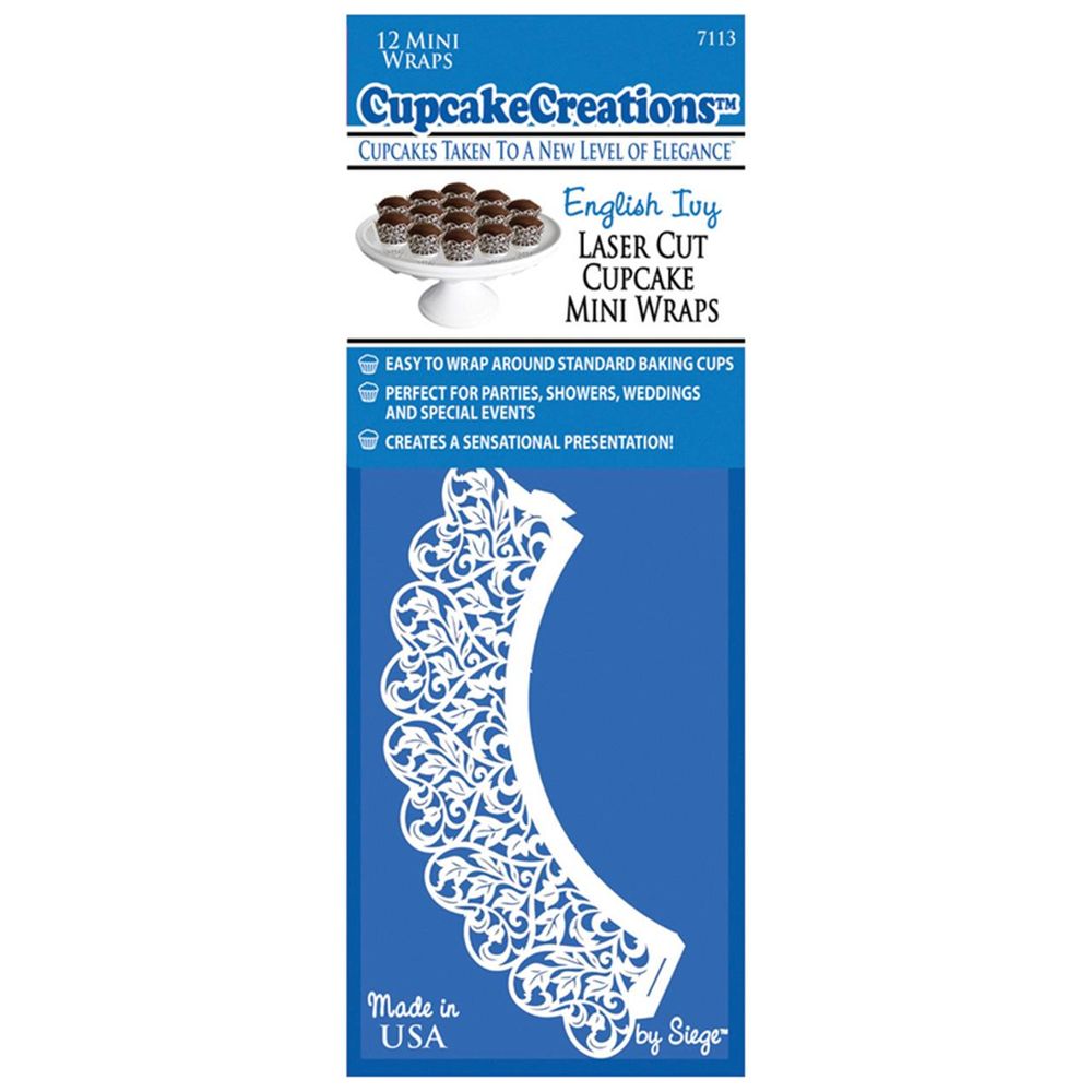 CCC Cupcake Wrap English Ivy Mini, 6 Piece by CCC - ISBN: 0731589071135