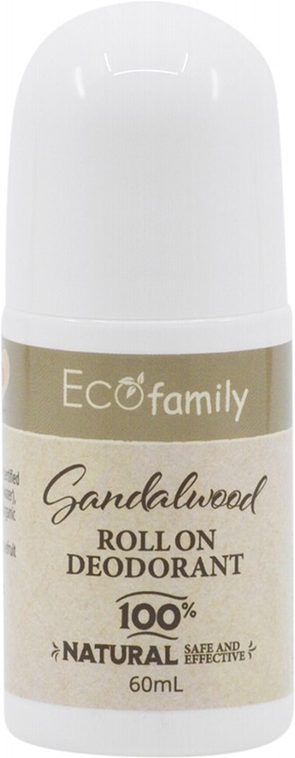 Eco Family Roll-On Deodorant (Snadalwood) - 60mL, 0731722042985