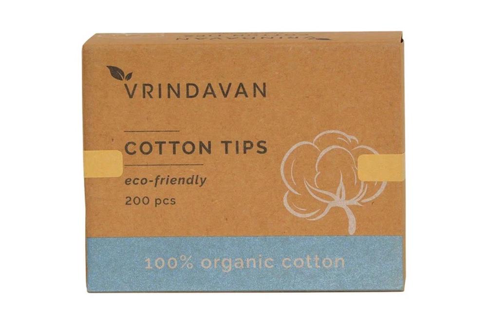 Organic Cotton Tips, 200pcs, 0731722043715