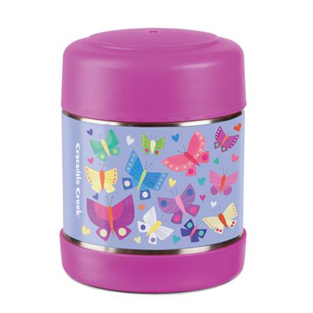Crocodile Creek Insulated Food Jar (Butterfly Dreams) - 300mL, 0732396105822