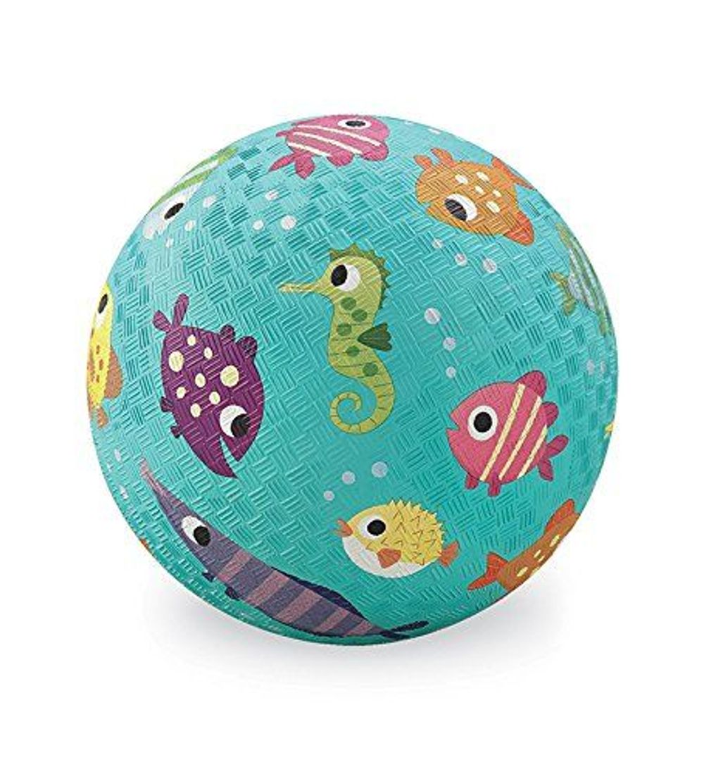 Crocodile Creek Fish Playground Ball, Teal, 5" by Crocodile Creek - ISBN: 0732396212636