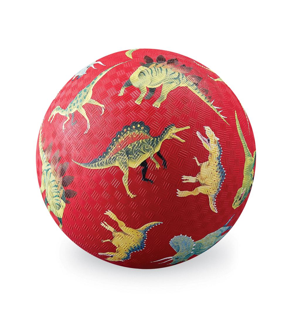 Crocodile Creek Playground Ball Dinosaurs Red - 7inch Crocodile Creek Playground Ball Dinosaurs Red - 7inch