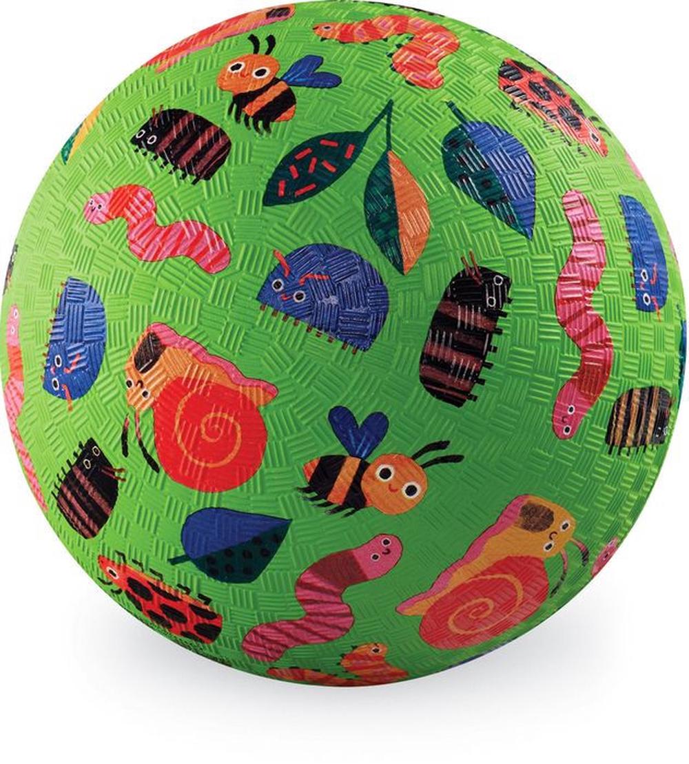 Crocodile Creek Playground Ball (Garden Friends) - 7 Inches, 0732396217211