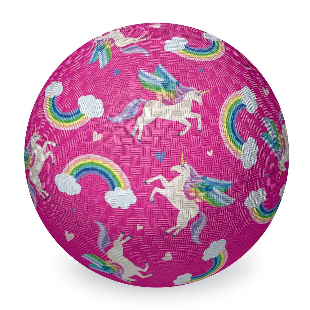Crocodile Creek Unicorn Rainbow Playground Ball - 7 Inches by Crocodile Creek - ISBN: 0732396217419