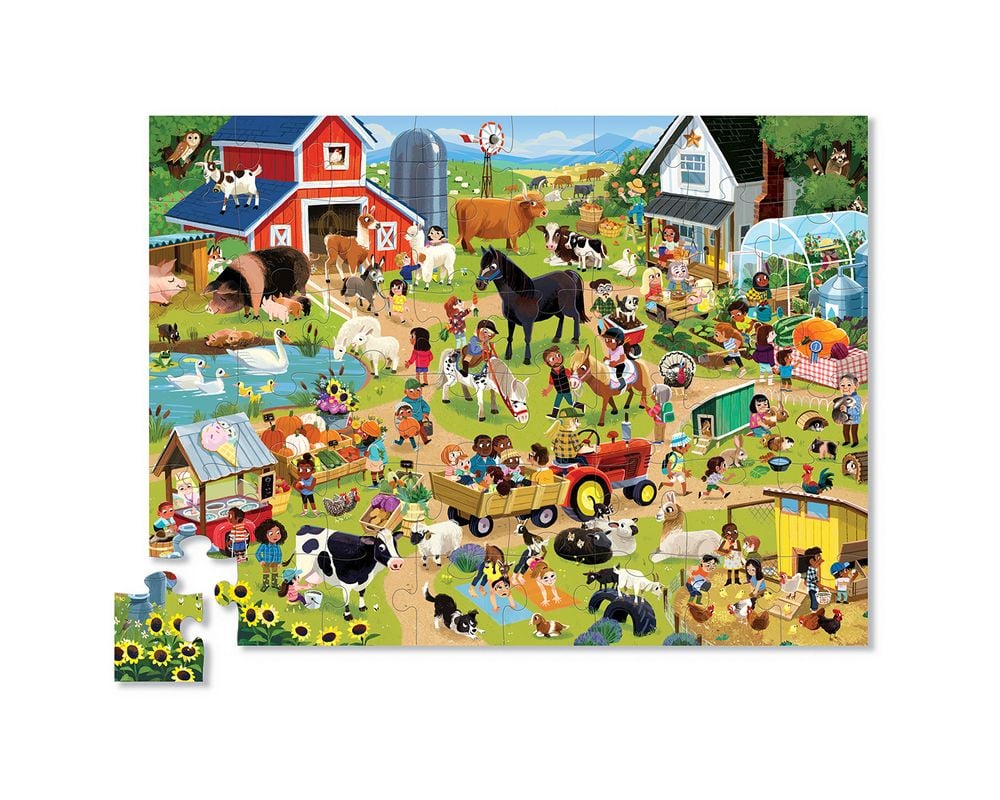 Crocodile Creek Rainbow Jardin Puzzle (24 pièces