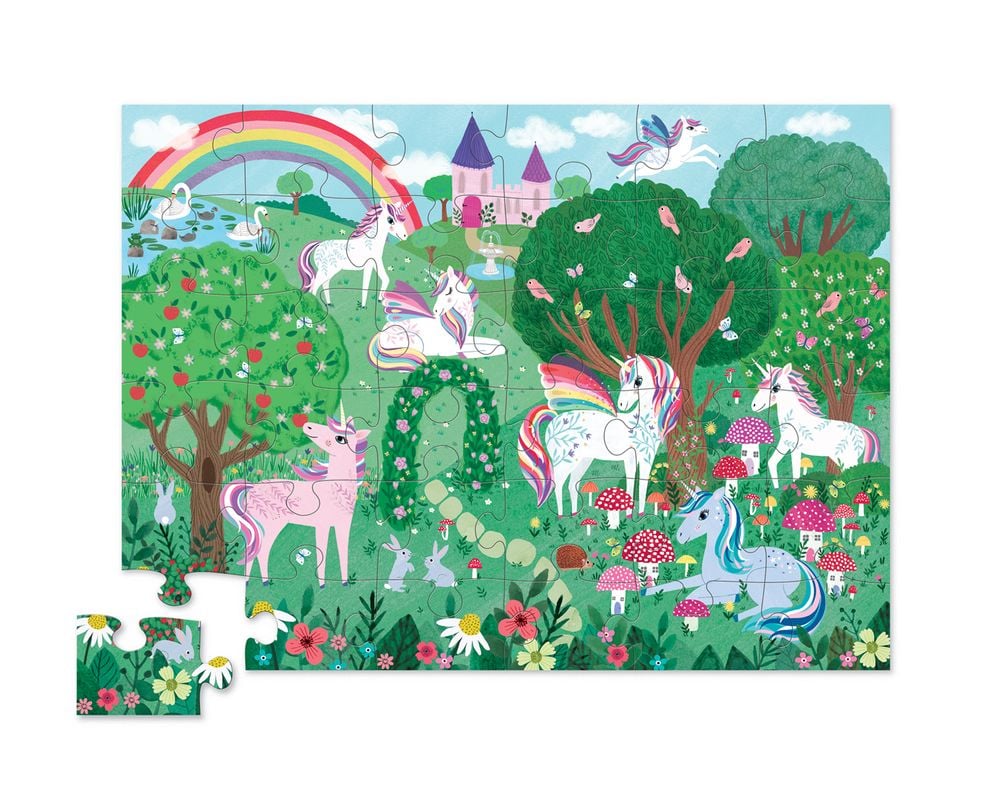 Crocodile Creek Puzzle - 36pc Floor - Unicorn Dreams