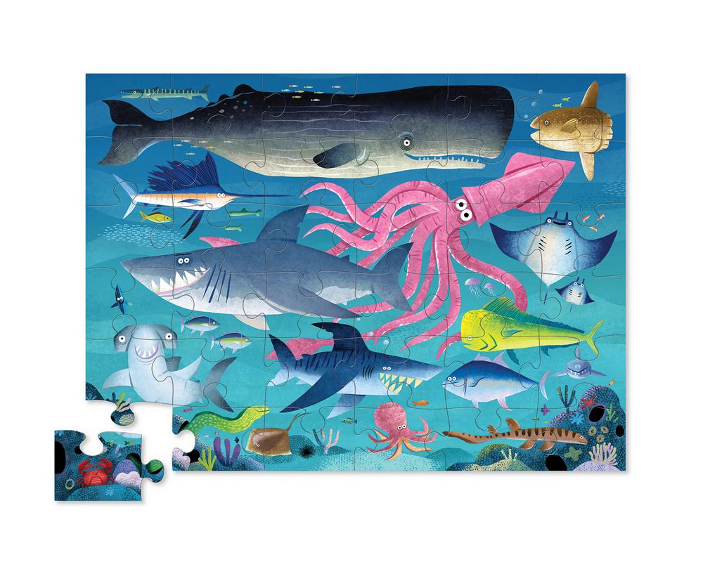 Crocodile Creek Shark Reef Classic Floor Jigsaw Puzzle, 36 Piece Buy