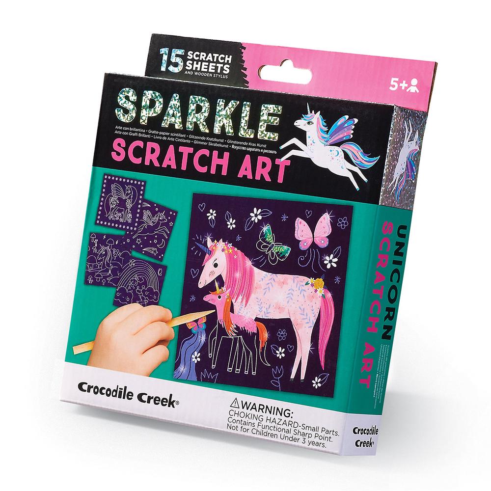 Sparkle Scratch Art - Unicorn, 0732396753528