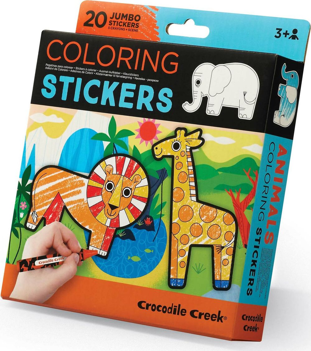 Crocodile Creek Animals Colouring Stickers by Crocodile Creek - ISBN: 0732396754518