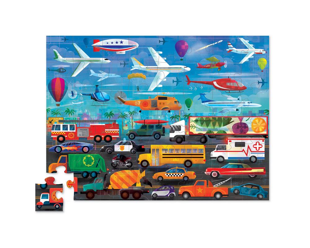 Above & Below Jigsaw Puzzle, 48 Piece (Things that Go), 0732396760038