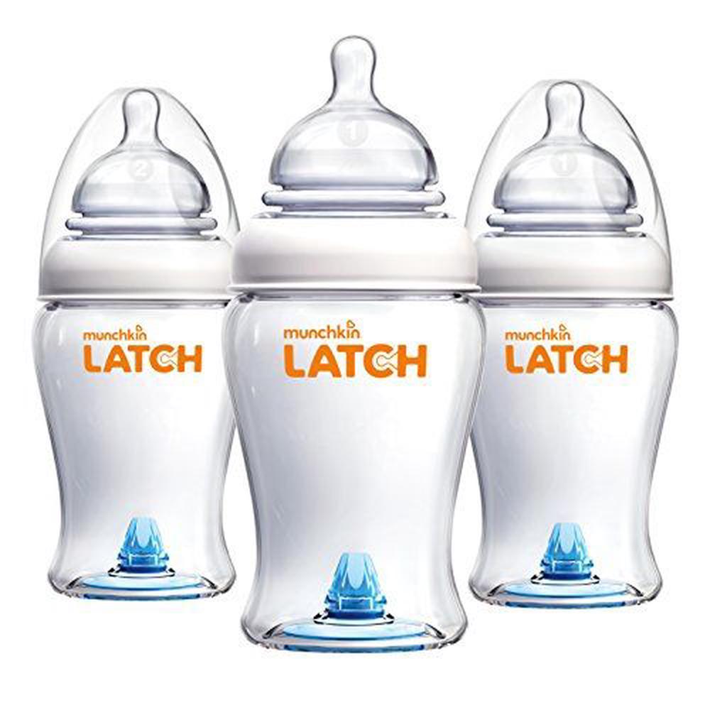 Munchkin Latch BPAFree Baby Bottle, 3 Pack 240mL Buy online at The