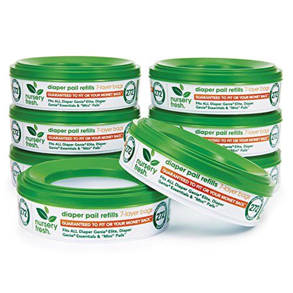 Nursery Fresh Diaper Pail Refill, 8 Pack, 0735282159060