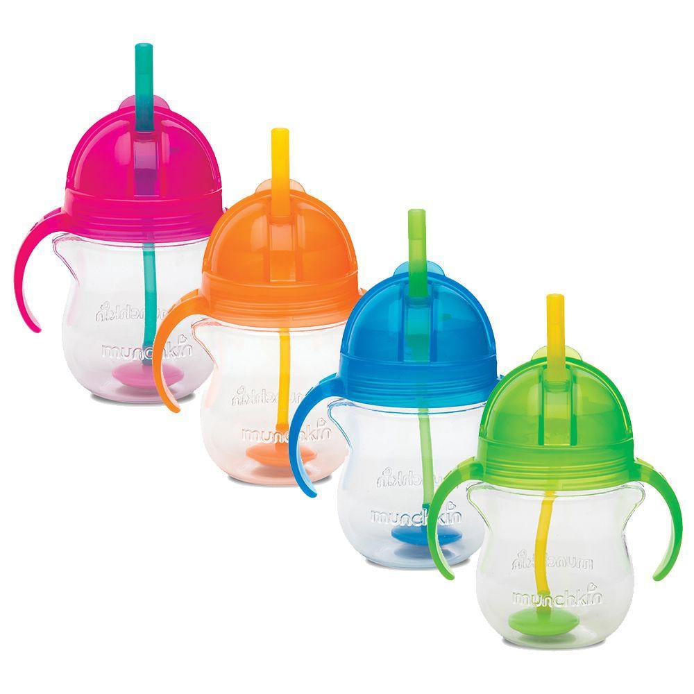 Munchkin Any Angle Click Lock Weighted Flexi Straw Trainer Cup